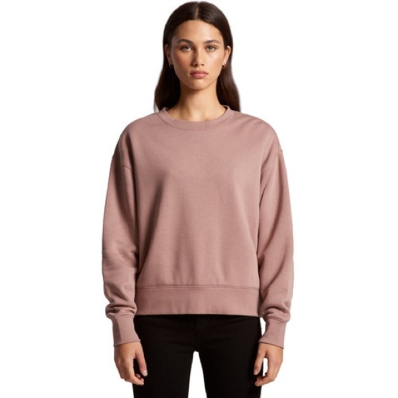 AG Adriano Goldschmied Nova Crewneck Sweatshirt Mauve - Picture 3 of 8